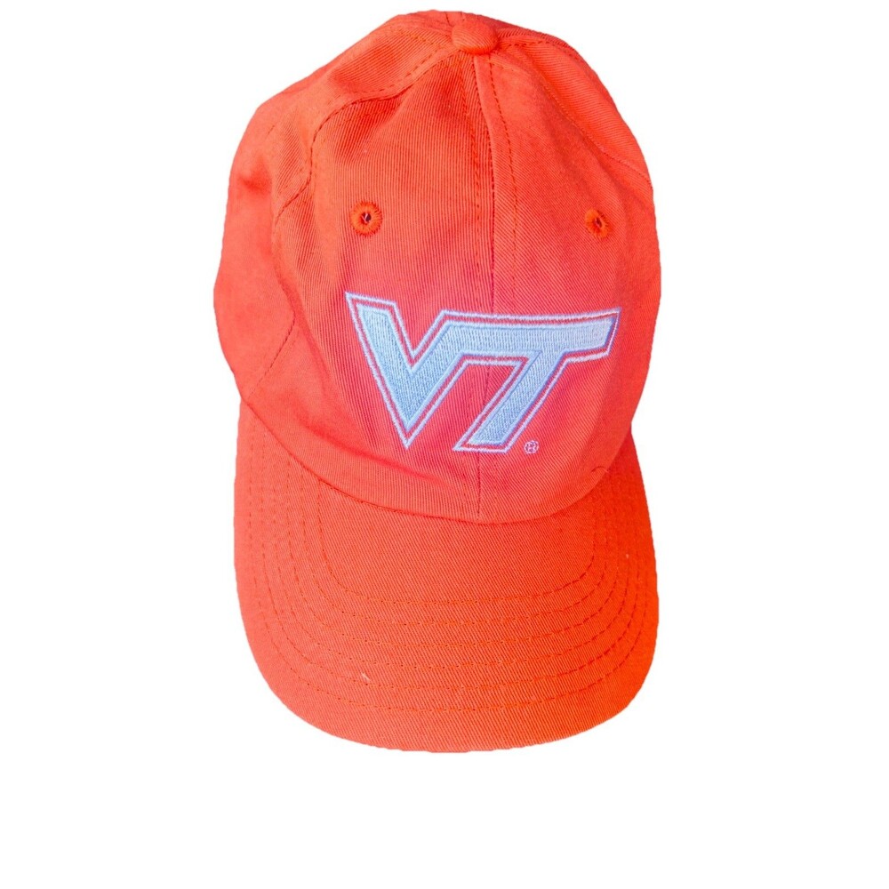 Virginia Tech Hokies VT Orange Event Staff Adjustable Hat Cap NCAA Embroidered